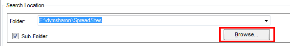 Select Specific folder